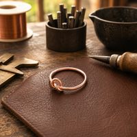 Patricia's Lace Copper Ring