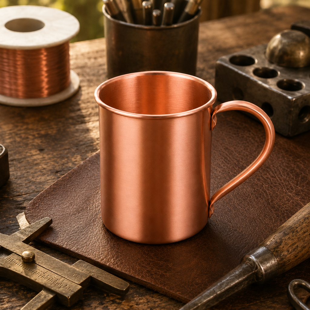Patricia's Copper Plain Mug 400ml