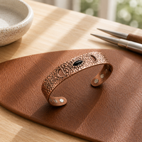 Patricia's Flint Copper Bracelet