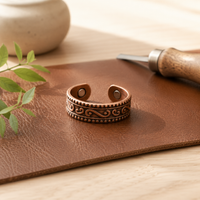 Patricia's Inset Copper Ring