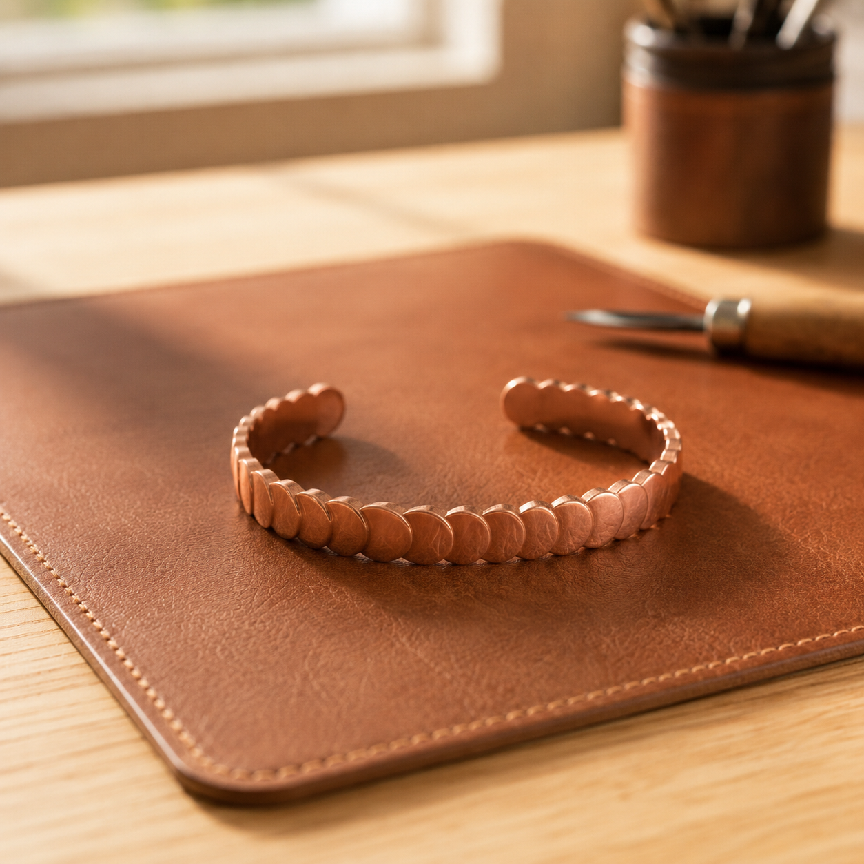 Patricia's Surf Copper Bracelet