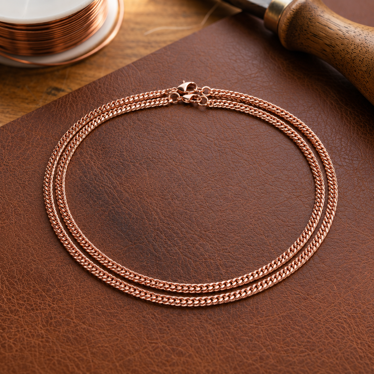 Patricia's Chain Copper Necklace