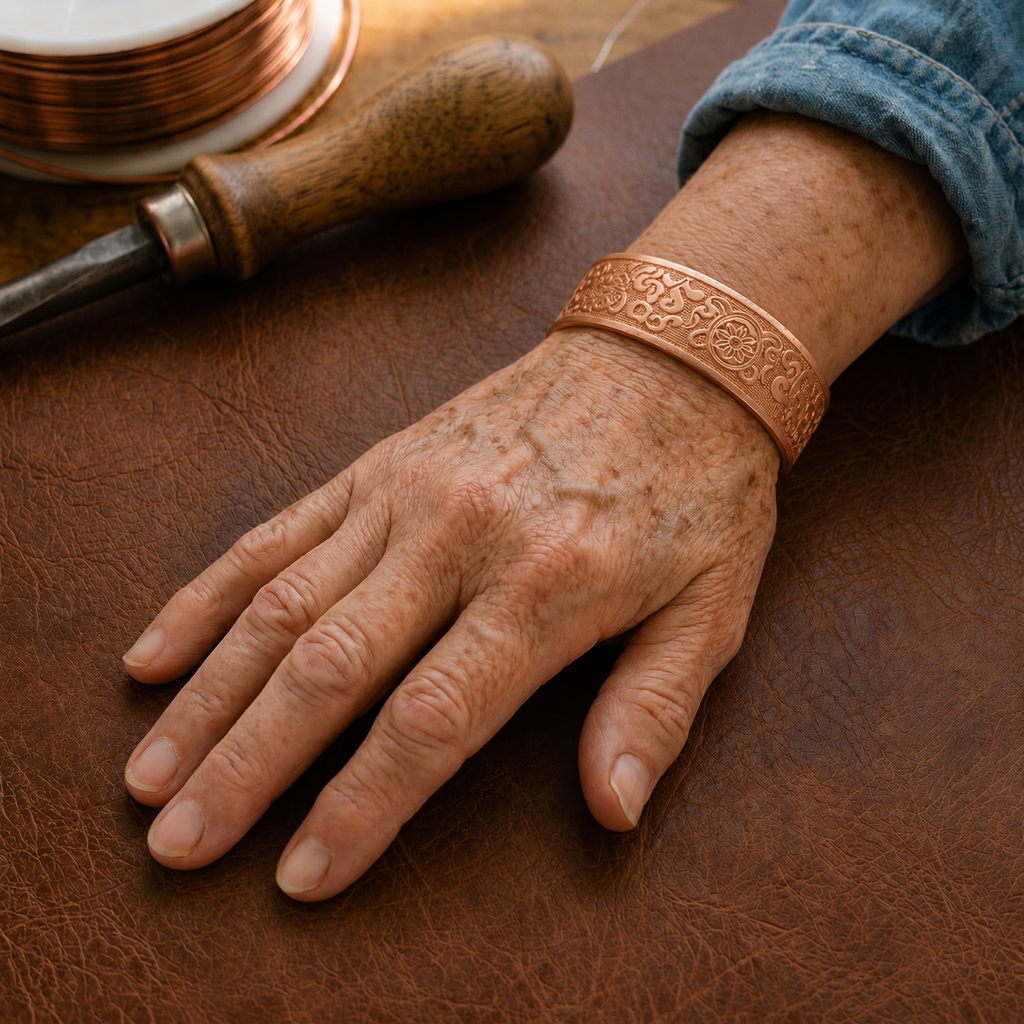 Patricia's Relic Copper Bracelet
