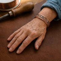 Patricia's Sprig Copper Bracelet