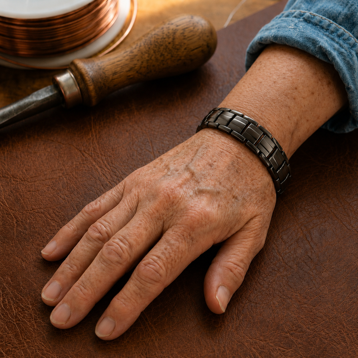 Patricia's Talon Men's Copper Bracelet