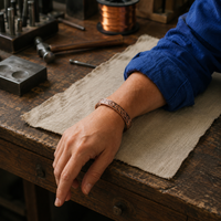 Patricia's Tendril Copper Bracelet