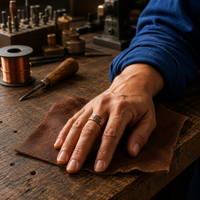 Patricia's Filigree Copper Ring