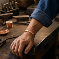 Patricia's Eyelet Copper Bracelet