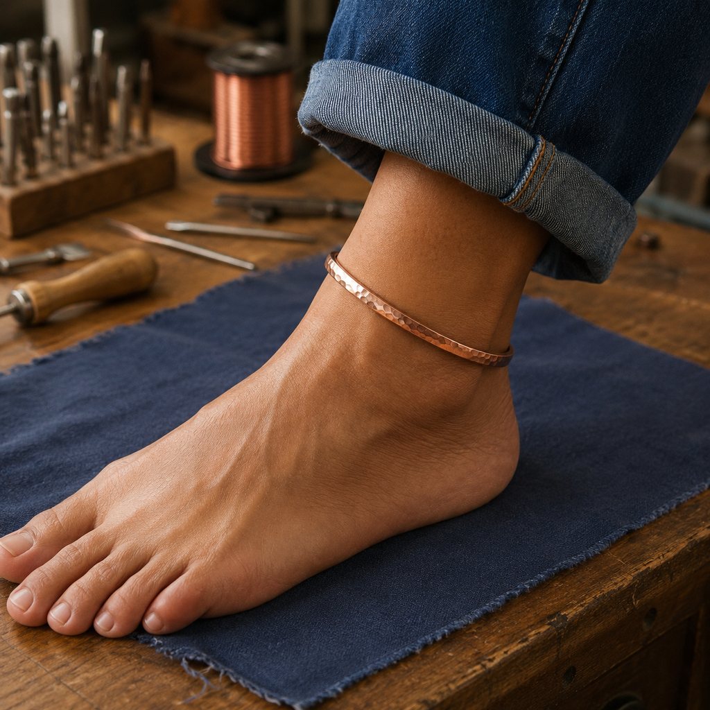 Patricia's Shoal Copper Anklet