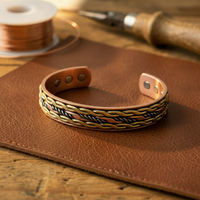 Patricia's Wicker Copper Bracelet